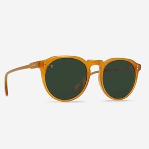 Raen Remmy Polarized Unisex Sunglasses Honey / Bottle Green